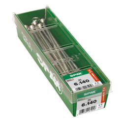 VIS A BOIS SPAX TF TORX T30 6x140mm F.P WIROX (boite 20 pcs)