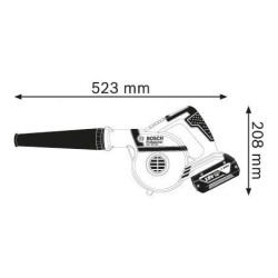 Souffleur sans fil GBL 18V-120 Li-ion Sans batterie ni chargeur