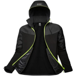 VESTE SOFTSHELL OXFORD HOODED Navy