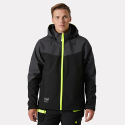 VESTE SOFTSHELL OXFORD HOODED Navy