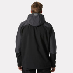 VESTE SOFTSHELL OXFORD HOODED Navy