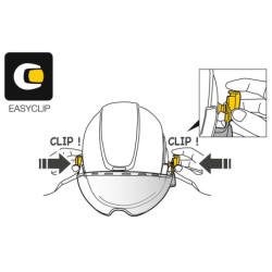 Visière Vizir pour casques Vertex et Srato