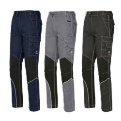 Pantalon stretch extreme Issa polyester coton Bleu