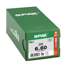 VIS A BOIS SPAX TF TORX T30 6x60mm F.P WIROX (boite 200 pcs)