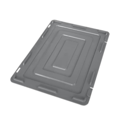 COUVERCLE EN PP GRIS POUR BAC 600x400