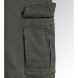 Pantalon multipoches Cargo Moscow Climbing ivy (gris bleu)