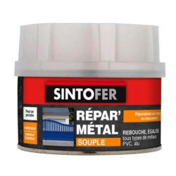 Mastic metal SINTOFER reparation souple boite de 900g