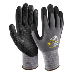 Gant active flex f3140 paume enduite mousse nitrile picots 4131x