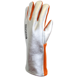Gant chaleur/ feu croûte bovin doublé dos aluminisé 4133X - 4214X