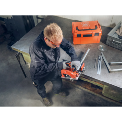 SCIE CIRCULAIRE PORTATIVE FEIN F-IRON CUT57AS SANS BATTERIE NI CHARGEUR EN COFFRET L-BOXX