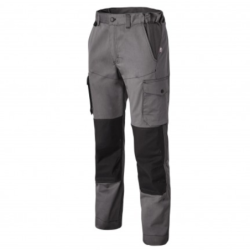 Pantalon genouillères Overmax coton polyester 260g Gris anthracite