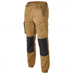 Pantalon jogging Overmax coton polyester 260g Camel