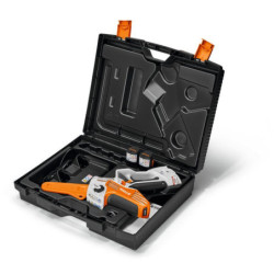 Mini tronçonneuse sur batterie GTA40 Guide 15cm Avec 2 batteries AS2 et 1 chargeur AL 5-2