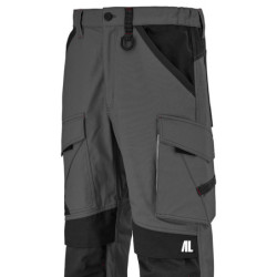 Pantalon genouillères Ruler coton polyester 250g Noir/charcoal