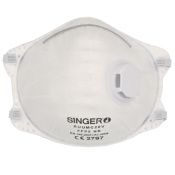 MASQUE USAGE COURT COQUE FFP2 VALVE (Boîte de 10)
