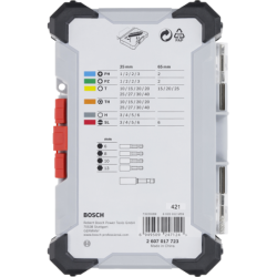 Embouts de vissage 1/4 extra hard BOSCH Coffret de 43 pieces