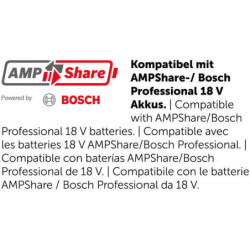Machine oscillante à batterie 18V MULTIMASTER Sans batterie ni chargeur FEIN AMM 500 Plus Top AS en