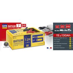 Chargeur de batterie automatique 6-12-24 V Batium 7-24