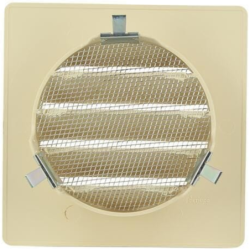Grille extérieure avec moustiquaire pour tube
