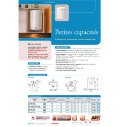 Chauffe-eau électrique Blindé horizontal mural mono