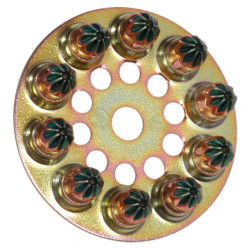 CHARGE DISQUE 6.3/10 JAUNE forte (boite de 100 pcs)