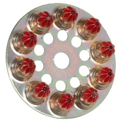 CHARGE DISQUE 6.3/10 JAUNE forte (boite de 100 pcs)