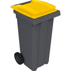 CONTENEUR ROULANT 120L GRIS VERT