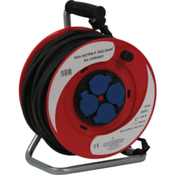 ENROULEUR ELECTRIQUE LONG 25m H07RNF 3G2,5mm 4 PRISES