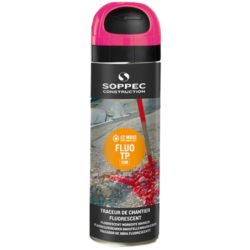 Traceur de chantier Fluo TP Aérosol 650 ml