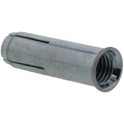 CHEVILLE METALLIQUE FEMELLE GRIP+L AVEC COLERETTE M8x30mm