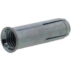 CHEVILLE METALLIQUE FEMELLE GRIP+L AVEC COLERETTE M8x30mm