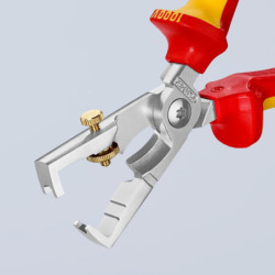 Pince à dénuder et coupe-câble Poignées isolées KNIPEX StriX®