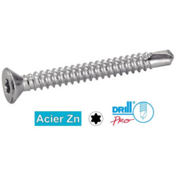 VIS AUTOPERC. TF AC ZN 4.8X50 BOITE 250 PCS