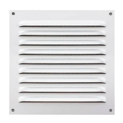 GRILLE 150X150 ALU BLANC A.M