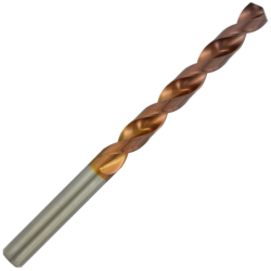 Foret à métaux taillé meulé HSS FURIUS Queue cylindrique Affûtage pointe en croix