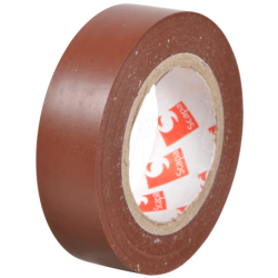 PVC PLASTIFIE BRUN 10MX15MM