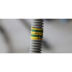 PVC PLASTIFIE BLANC 10MX15MM
