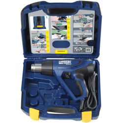 Pistolet à air chaud 2200W Electronic, moteur ceramic - En coffret
