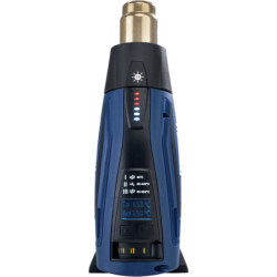 Pistolet à air chaud 2200W ecran LCD, moteur ceramic - En coffret