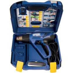 Pistolet à air chaud 2200W ecran LCD, moteur ceramic - En coffret