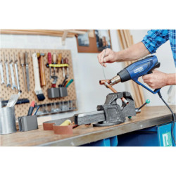 Pistolet à air chaud 2200W ecran LCD, moteur ceramic - En coffret
