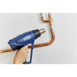 Pistolet à air chaud 2200W ecran LCD, moteur ceramic - En coffret