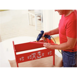 Pistolet à colle éléctrique 35W, 220V pour bâtons de colle Ø12mm Rapid EG280 boite carton