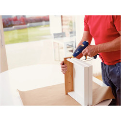 Pistolet à colle éléctrique 35W, 220V pour bâtons de colle Ø12mm Rapid EG280 boite carton