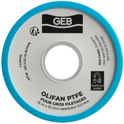 RUBAN PTFE 25 MM X 15M