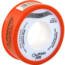 RUBAN OLIFAN PTFE HAUTE DENSITE 12MM X 12M X 0,1