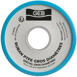 RUBAN PTFE 19MM X 15M