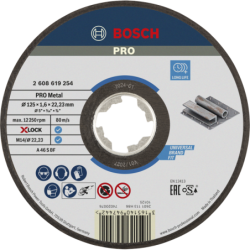 DISQUE A TRONCONNER 125X1.6 ACIER X-LOCK
