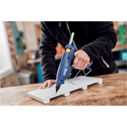 Pistolet à colle éléctrique 300W, 220V pour bâtons de colle Ø12mm Rapid EG360 en boite carton
