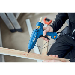 Pistolet à colle éléctrique 120W, 220V pour bâtons de colle Ø12mm Rapid EG320 en coffret